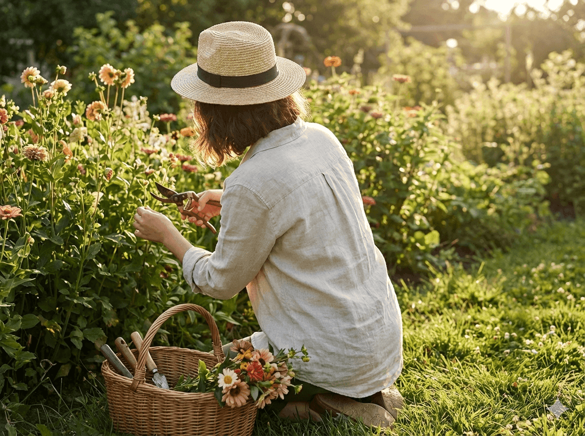 Ekspertka PlantPortal w ogrodzie